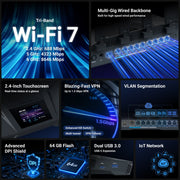 GL.iNet Flint 4 multi-gig wired backbone ports