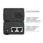 TP-LINK POE260S (TL-POE260S) PoE Injector - 2.5 Gbps - AC Input 100-240 V - 30 Watt - 1 Output Connector
