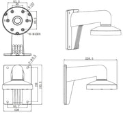 Hikvision DS-1273ZJ-130-TRL Wall mount