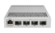 MikroTik CRS305-1G-4S+IN Managed Network Switch, 1x Gigabit Ethernet, 4x SFP+, PoE