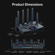 GL.iNet Flint 4 dark mode product view