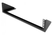2U vertical wall mounting bracket 105 x 504 x 151 mm, black
