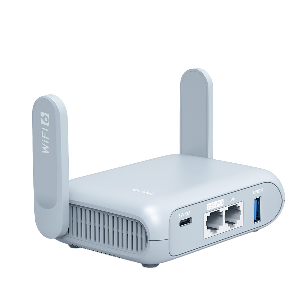 GL.iNet Beryl AX GL-MT3000 Wi-Fi 6 travel router