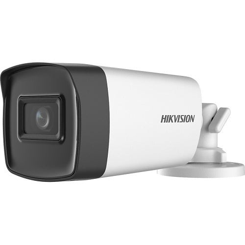 Hikvision DS-2CE17H0T-IT3E Value Series 5MP 40m IR HDoC Bullet Camera, 2.8mm Fixed Lens, White, (Replaces DS-2CE17H0T-IT3E(2.8MM)(C))