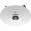 Hikvision DS-2CD63C5G1-S/RC 12MP DeepinView Fisheye Network Camera, 180°, 1.29mm, White
