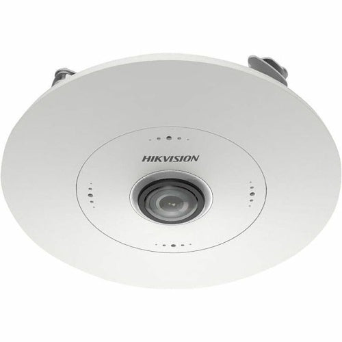 Hikvision DS-2CD63C5G1-S/RC 12MP DeepinView Fisheye Network Camera, 180°, 1.29mm, White