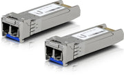 UbiQuiti UFiber SFP+ Single-Mode Fiber Module, 10 Gbps, 10km Distance, 2-pack (UACC-OM-SM-10G-D-2)
