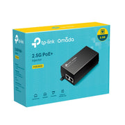 TP-LINK POE260S (TL-POE260S) PoE Injector - 2.5 Gbps - AC Input 100-240 V - 30 Watt - 1 Output Connector