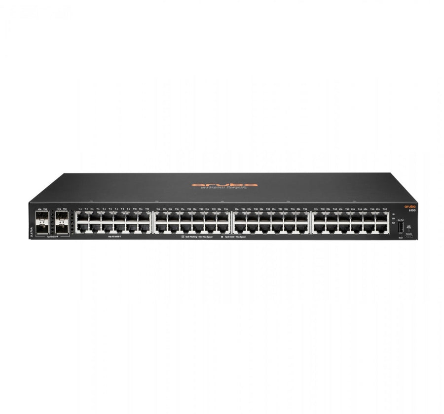 HPE Aruba 6100 Managed 48G 4SFP+ Switch