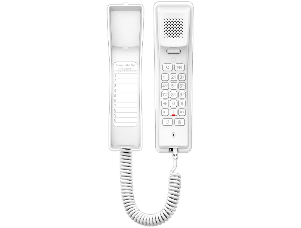 Fanvil H2U V2 IP Hotel Phone in Red