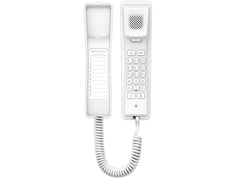 Fanvil H2U V2 IP Hotel Phone in Red