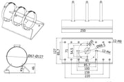 Hikvision DS-1275ZJ Pole Mount Bracket