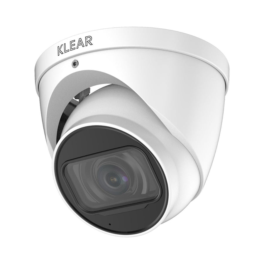 Klear 2MP CVI Motorized Eyeball, 60m IR, Starlight, PoC & Audio — Black / Motorized
