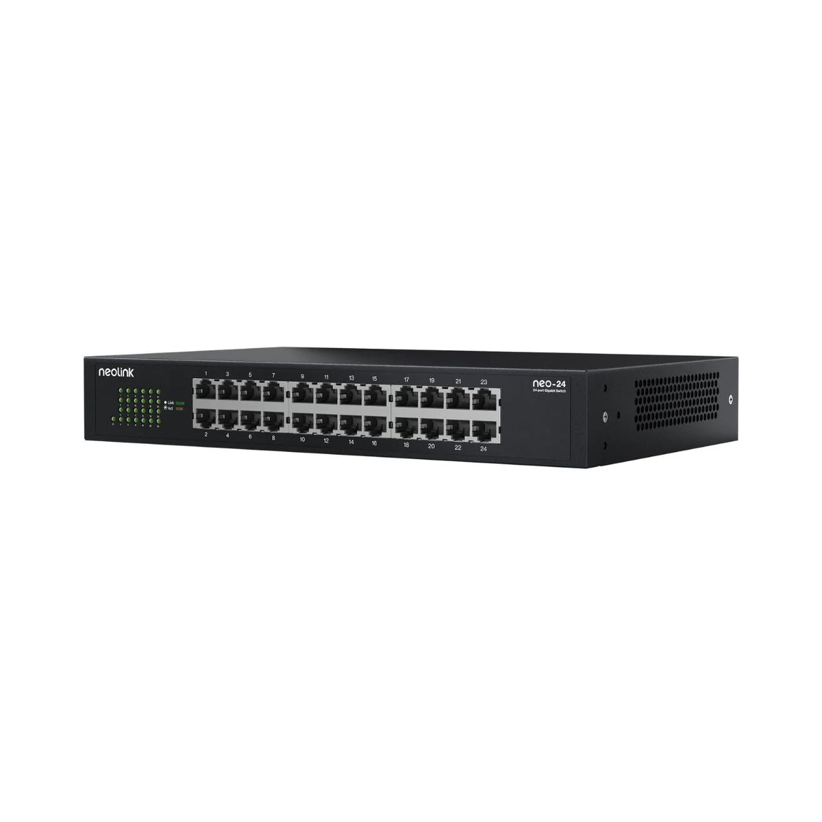 Neolink 24-Port Gigabit Network Switch, Metal, Fanless