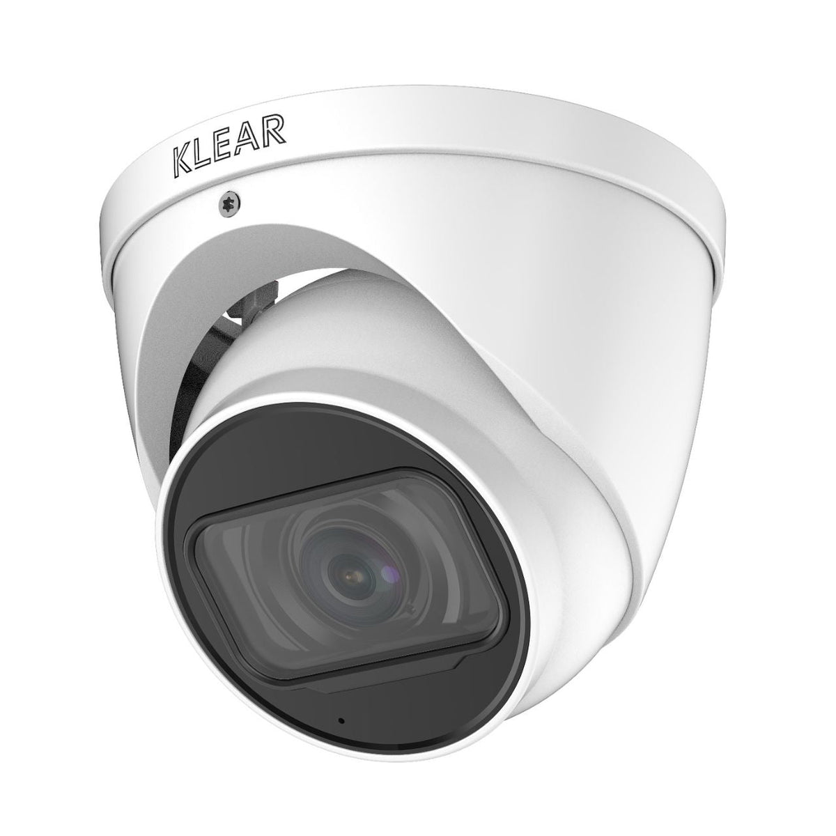 Klear 8MP CVI Motorized Eyeball, 60m IR, Starlight & Audio — Black / Motorized
