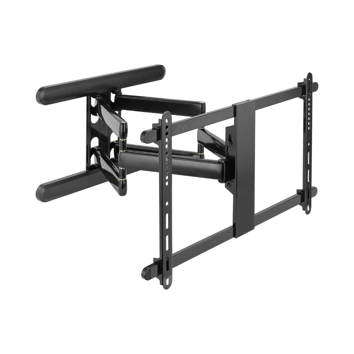 Fortis 37" to 80" Premium Aluminium Full-Motion TV Bracket, VESA 600x400, up to 70kg, 69-660mm Distance to wall, Finger-Touch Push/Pull