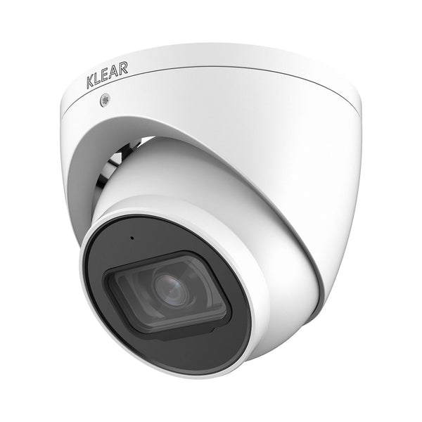 Klear 8MP IP Eyeball, 50m IR, SMD, Audio, AcuPick, Face Detection, PRO MAX Series — Black / 2.8mm