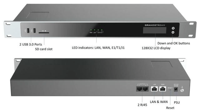 Grandstream GXW4502 E1/T1/J1 Digital VoIP Gateway image 2
