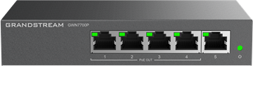 Grandstream GWN7700P 5-Port Gigabit 4-Port PoE+ Switch image 0 Hover Image