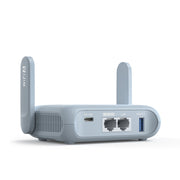 GL.iNet Beryl AX side view with retractable antennas