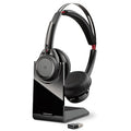 Poly Voyager Focus UC B825 Bluetooth Headset with Charging Stand