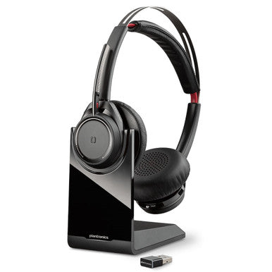 Poly Voyager Focus UC B825 Bluetooth Headset with Charging Stand