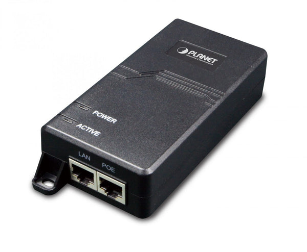 Planet POE-173 Single Port 10/100/1000Mbps Ultra POE Injector (60 Watts) - w/internal power