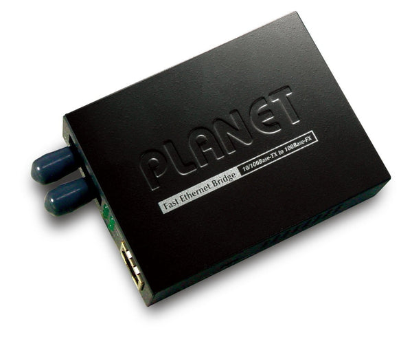 Planet FT-801 10/100Base-TX to 100Base-FX (ST) Bridge Media Converter, LFPT Supported