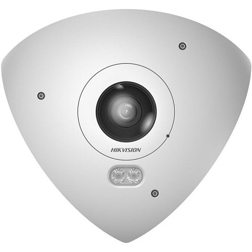 Hikvision DS-2CD6W65G1-IVS(1.16mm) PanoVu 6MP DeepinView IP Fisheye Camera, 1.16mm Fixed Lens, IP67 IK10, White