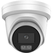 Hikvision DS-2CD2347G3-LI2UY(4mm) 4MP Smart Hybrid Light with ColorVu Turret IP Camera, 4mm Fixed Lens