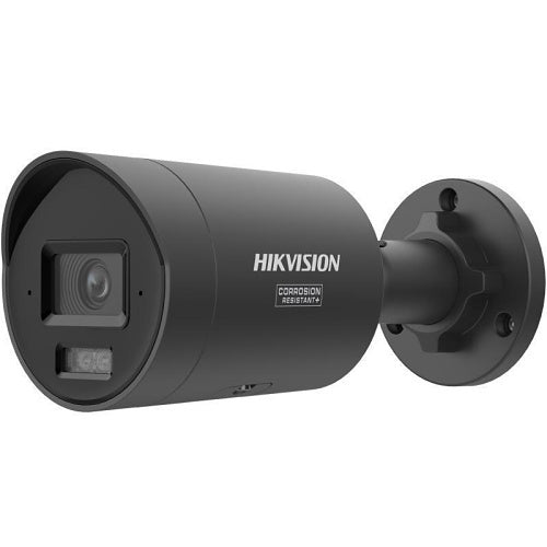 Hikvision DS-2CD2047G3-LI2UY(2.8mm)(BLACK) Pro Series 4MP Smart Hybrid Light with ColorVu Mini Bullet IP Camera, 2.8mm Fixed Lens, IP67, Black