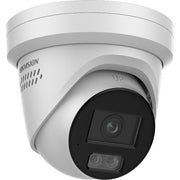 Hikvision DS-2CD23126G3-IS2UY/SL(2.8mm)(eF) Pro Series 12MP Acusense Strobe Light and Audible Warning Fixed Turret IP Camera, 2.8mm Lens, White (3)