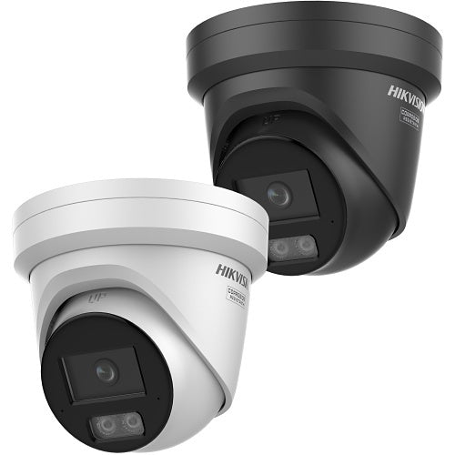 Hikvision DS-2CD23126G3-I2UY(2.8mm)(eF)BLACK Pro Series 12MP Acusense Powered by Darkfighter Turret IP Camera, 2.8mm Fixed Lens, 130 dB True WDR, IP67