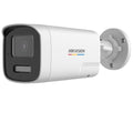 Hikvision DS-2CE12KF0T-LTS(2.8mm)(O-STD) ColorVu Series 3K Two-Way Audio Bullet Camera, 2.8mm Fixed Lens, White