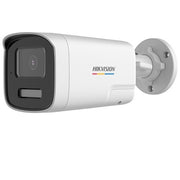 Hikvision DS-2CE12KF0T-LTS(2.8mm)(O-STD) ColorVu Series 3K Two-Way Audio Bullet Camera, 2.8mm Fixed Lens, White