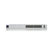 Ubiquiti Networks UniFi Pro 24-Port PoE Managed L2/L3 Gigabit Ethernet (10/100/1000) Power over Ethernet (PoE) 1U Silver (USW-PRO-24-POE)