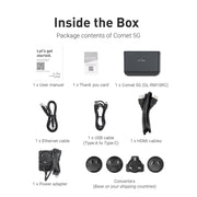 Comet 5G package contents