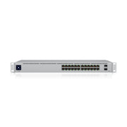 Ubiquiti Networks UniFi 24-Port PoE Managed L2/L3 Gigabit Ethernet (10/100/1000) Power over Ethernet (PoE) 1U Silver (USW-24-POE)