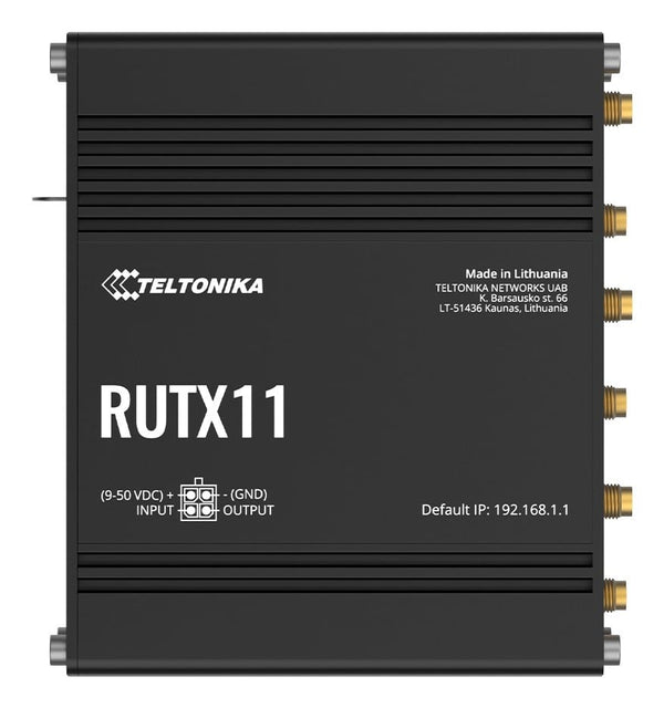 Teltonika RUTX11 LTE Cat6 Dual Band Wifi Industrial Router