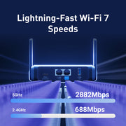 GL.iNet Slate 7 Wi-Fi 7 speeds