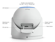 Ubiquiti G6 Pro Turret IP security camera Indoor & outdoor 3840 x 2160 pixels Ceiling/wall