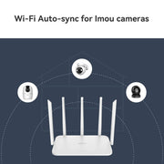 Imou HX21 wireless router Gigabit Ethernet Dual-band (2.4 GHz / 5 GHz) White