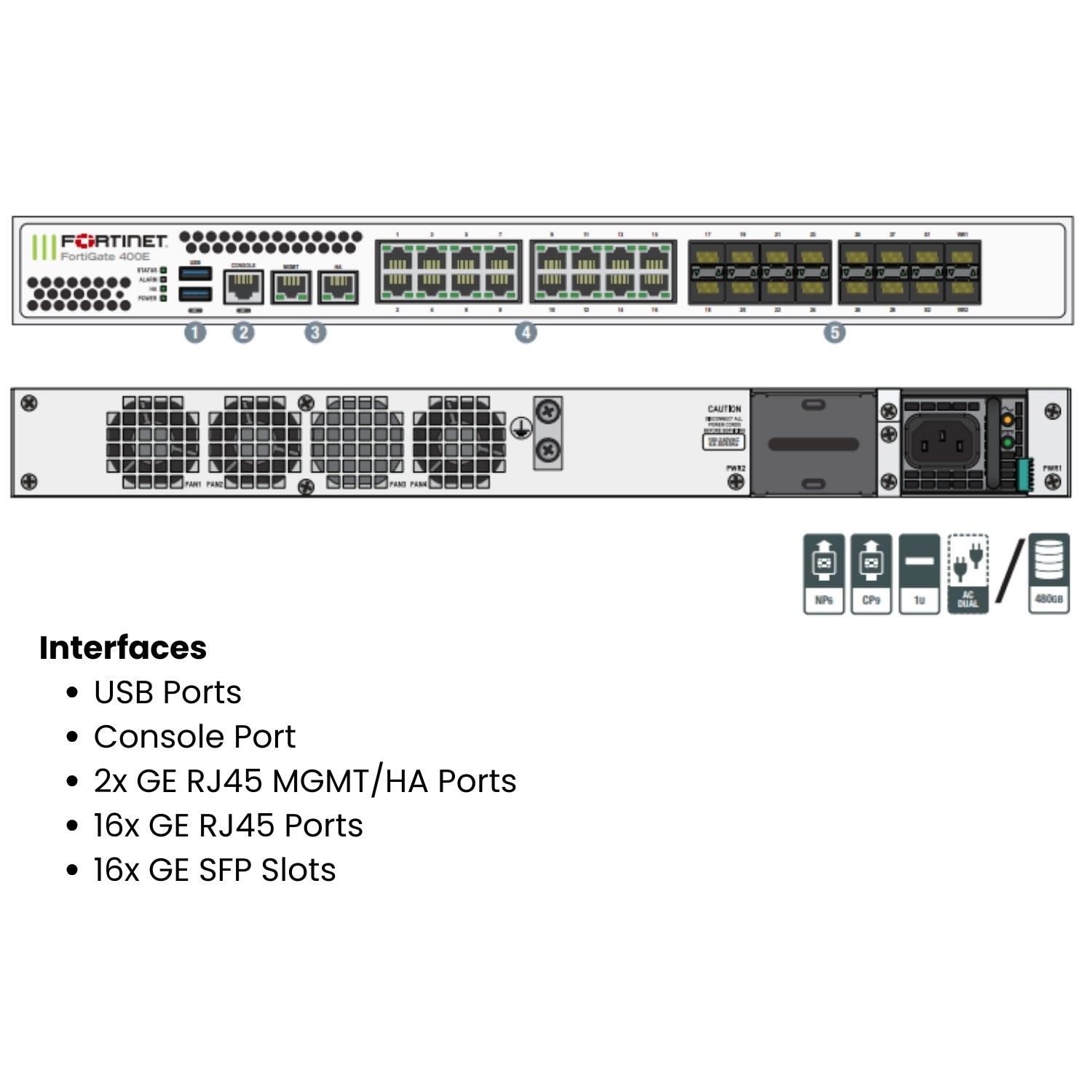 Fortinet FortiGate 400E image 1
