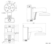 Hikvision DS-1273ZJ-140B Wall Mount