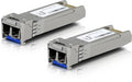 UbiQuiti UFiber SFP+ Single-Mode Fiber Module, 10 Gbps, 10km Distance, 2-pack (UACC-OM-SM-10G-D-2)