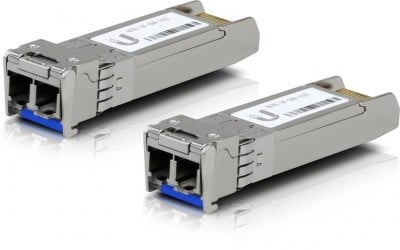 UbiQuiti UFiber SFP+ Single-Mode Fiber Module, 10 Gbps, 10km Distance, 2-pack (UACC-OM-SM-10G-D-2)