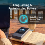 GL.iNet Mudi 7 battery life up to 13.5 hours