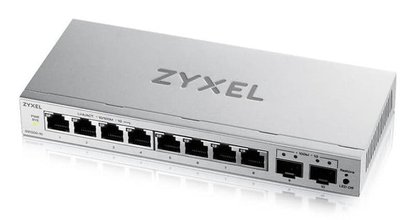 Zyxel GS1200-10v3 Managed L2 Gigabit Ethernet (10/100/1000) Desktop Gray