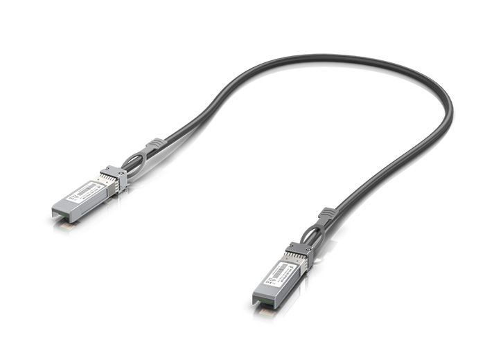 Ubiquiti UniFi Direct Attach Copper Cable, SFP28, 25Gbps, 0.5 meter