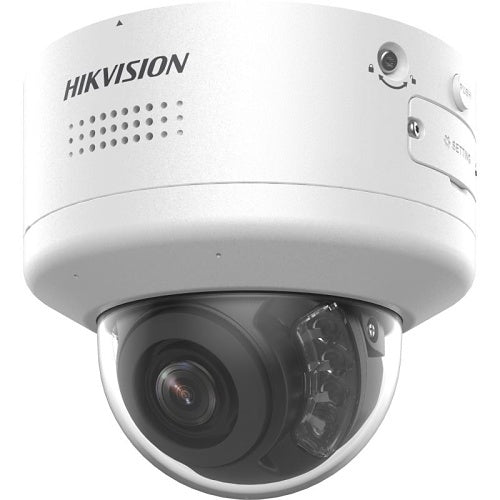 Hikvision DS-2CD2746G2H-IPTRZS2U/SL(2.8-12mm) Pro Series 4MP AcuSense PTRZ Dome IP Camera, 2.8-12mm Motorized Varifocal Lens, WDR 120 dB, IP66, IK10